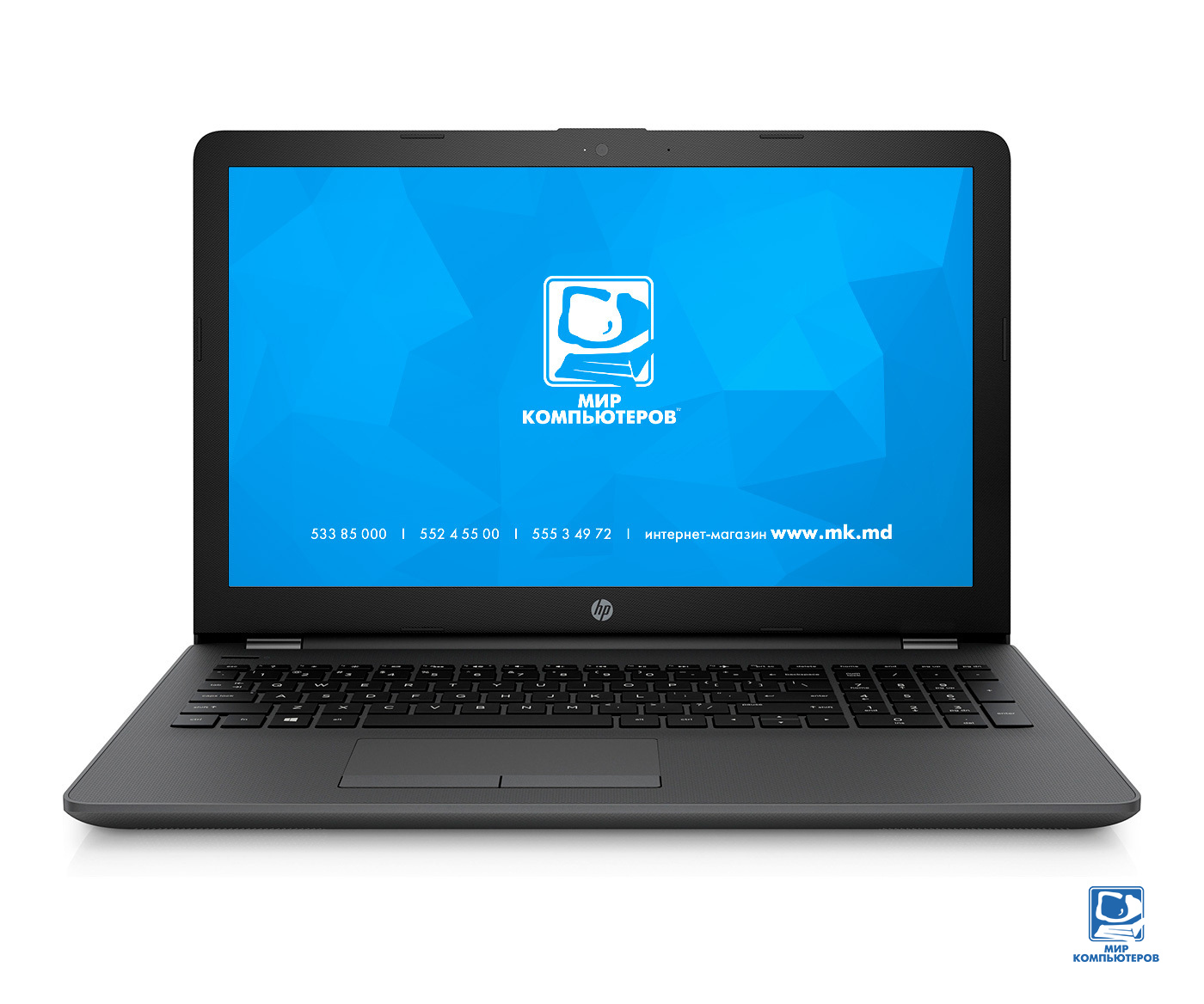 Ноутбук 15.6" HP 250 G6 (i5-7200U/4Gb/500Gb/R5 M430 2GB/DVD/FHD) (1WY54EA) Grey